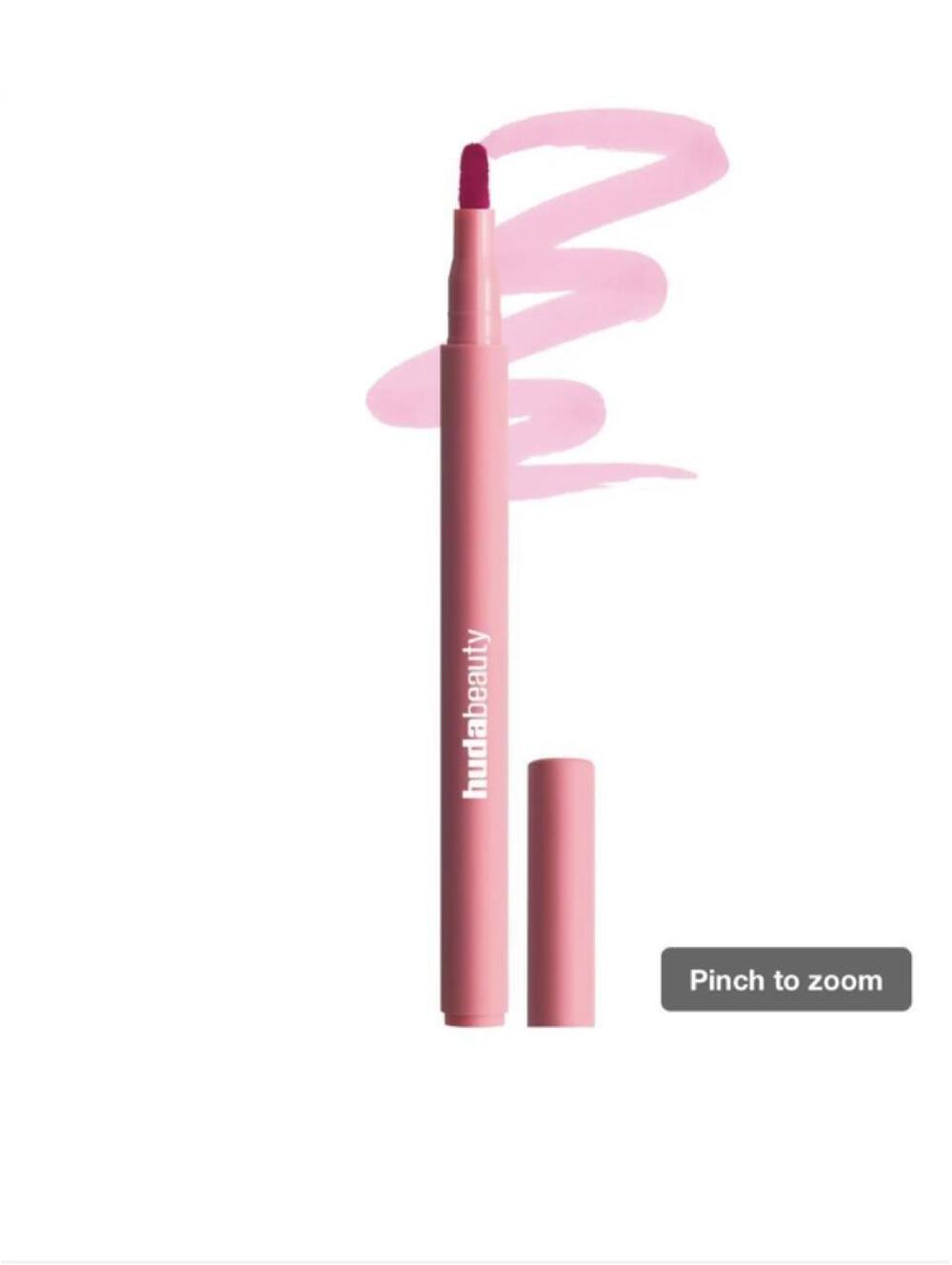 Huda Beauty lip contour stain in baby pink #lipstick #hudabeauty